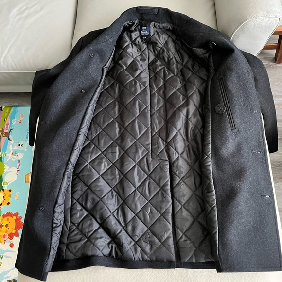 NWOT - J Crew Men’s Wool Blended Pea Coat - Size L - Picture 4 of 6